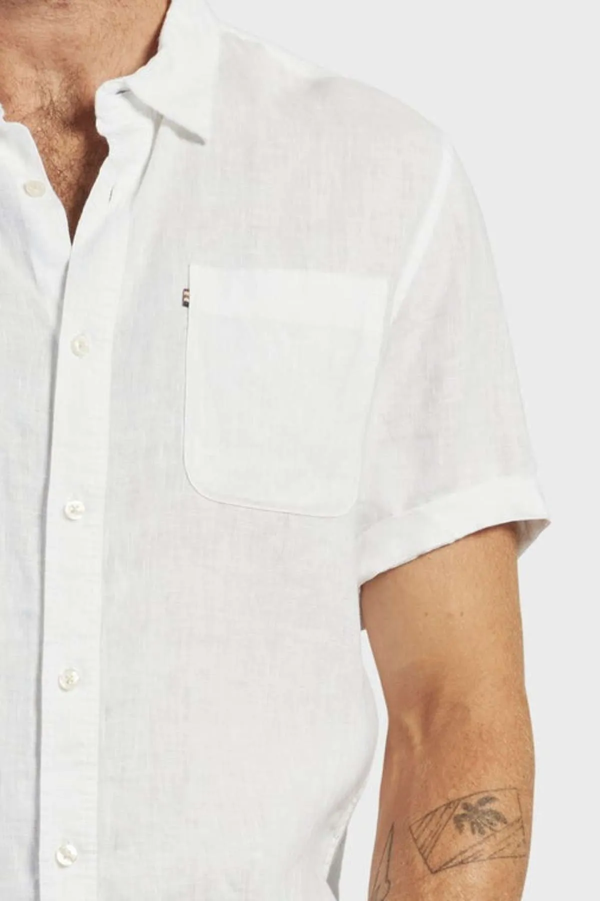 Academy Brand Hampton Linen Short Sleeve Shirt
