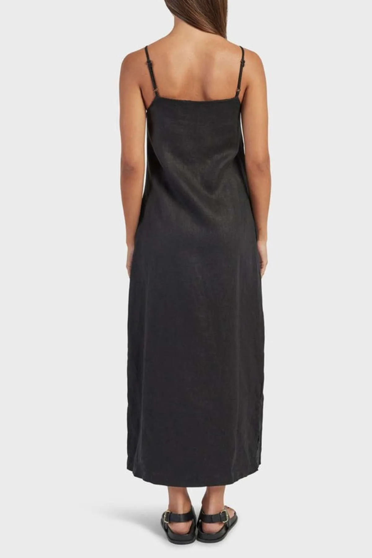 Academy Women Essential Linen Slip Dress