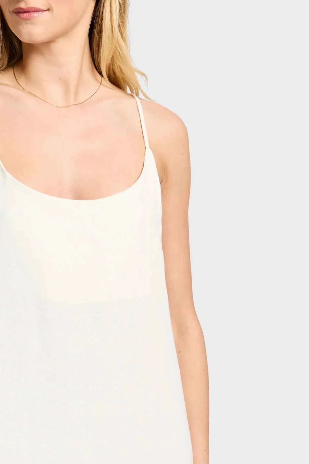 Academy Women Essential Linen Slip Dress