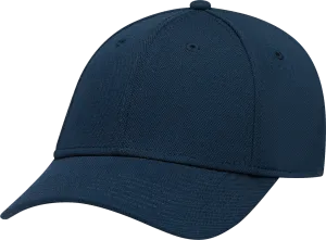 AJM Deluxe Polyester Adjustable Cap Navy Blue