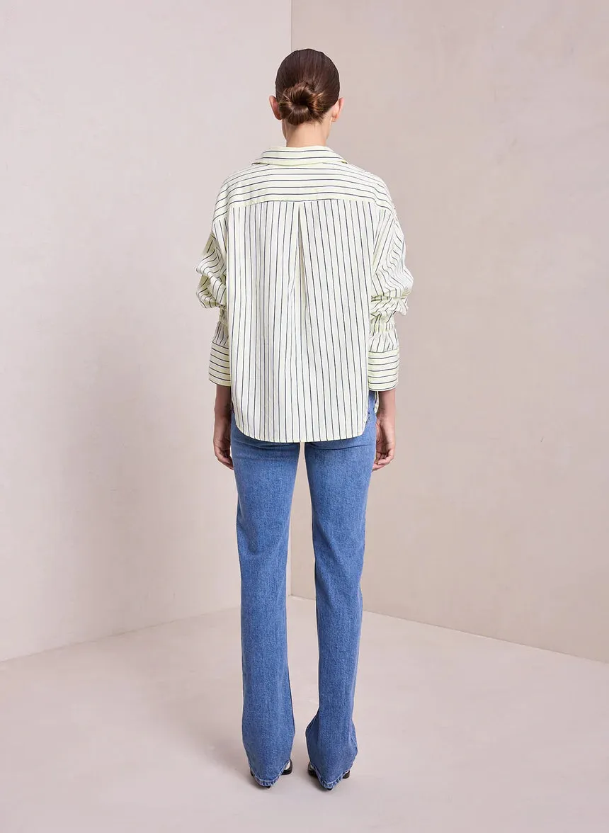 A.L.C. - Monica Top - Harvest/White