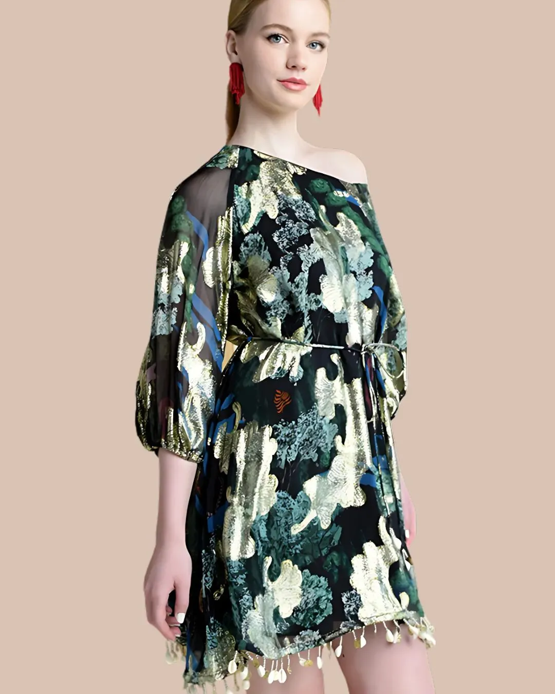 Alice Black Mini Dress | Wedding Guest Dress |Bohemian