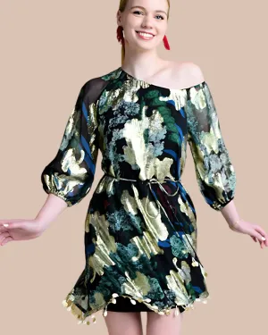 Alice Black Mini Dress | Wedding Guest Dress |Bohemian