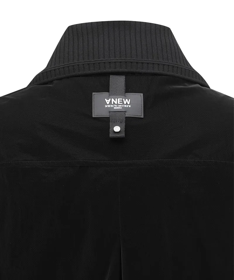 ANEW Golf Women's SP 2-IN-1 MA-1 Jacket - Black