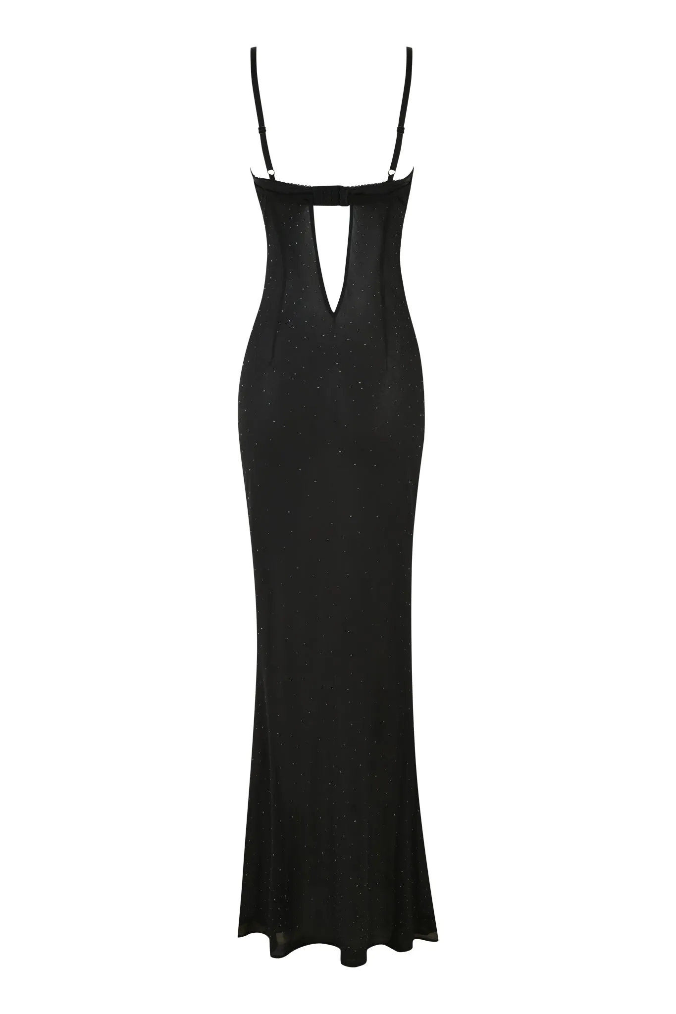 ASALIA MAXI DRESS - BLACK