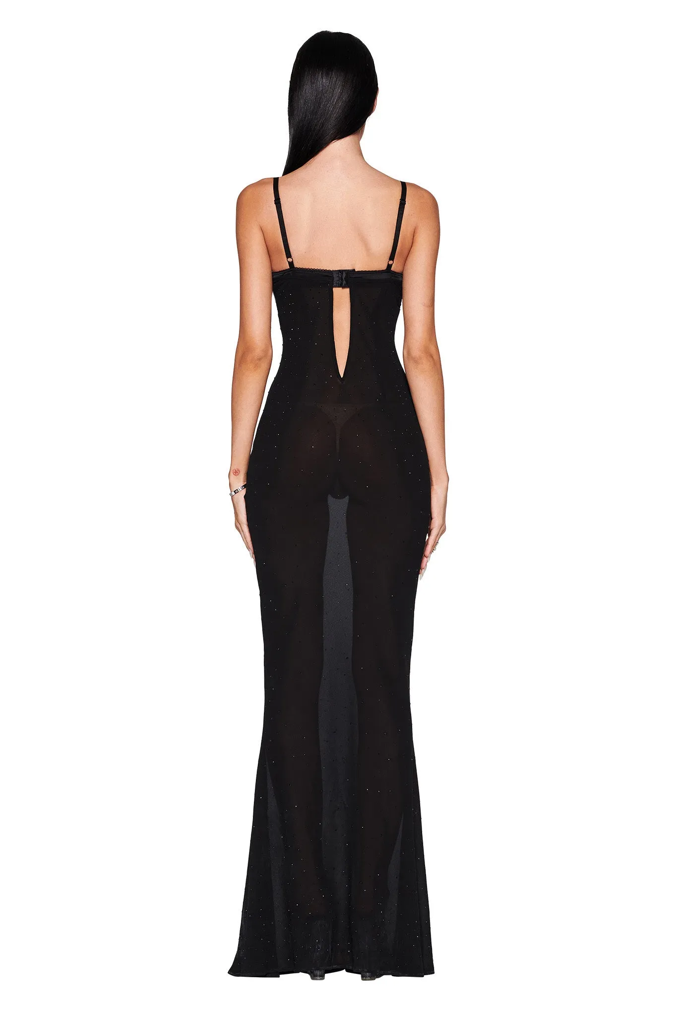 ASALIA MAXI DRESS - BLACK