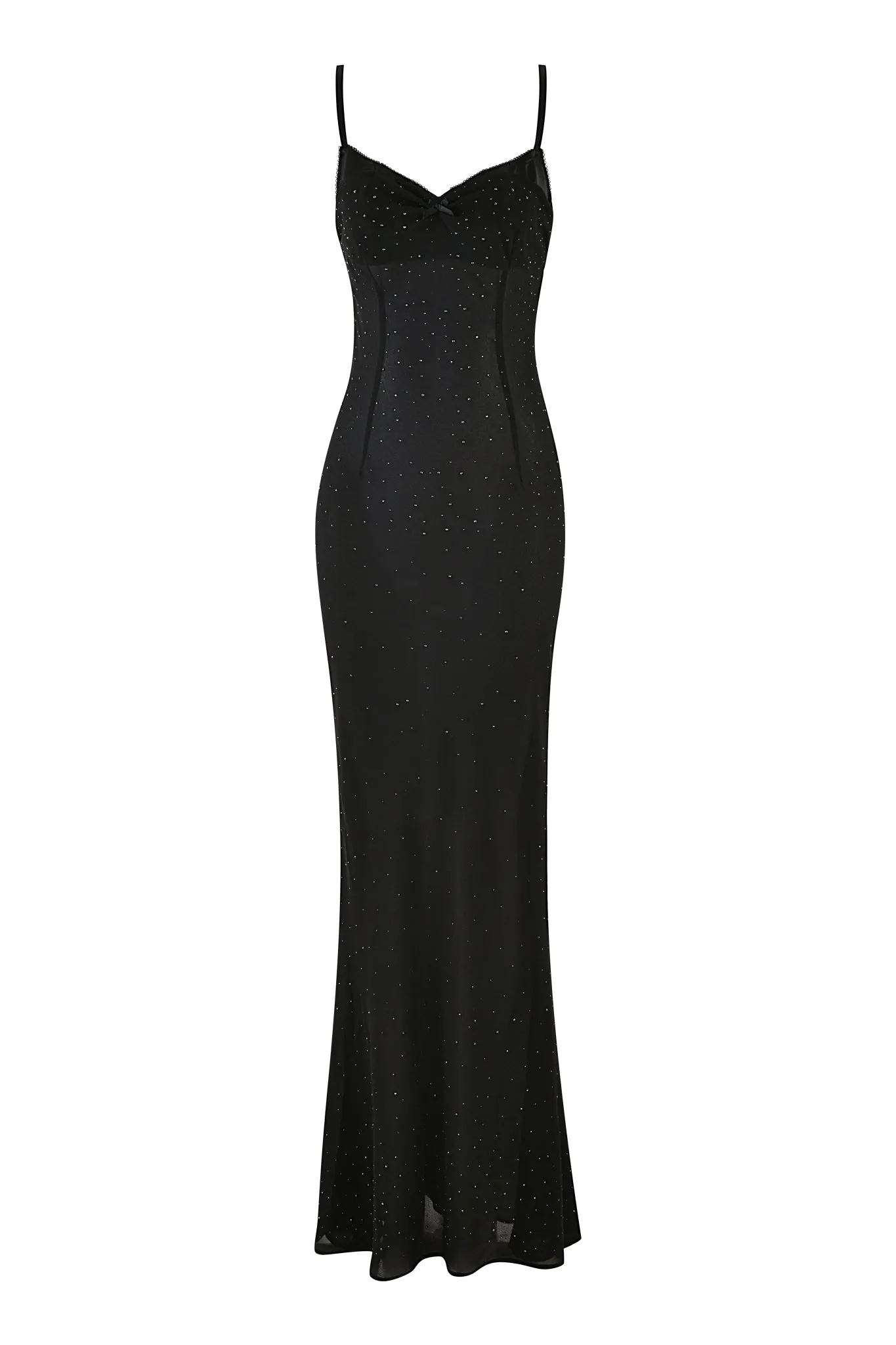 ASALIA MAXI DRESS - BLACK