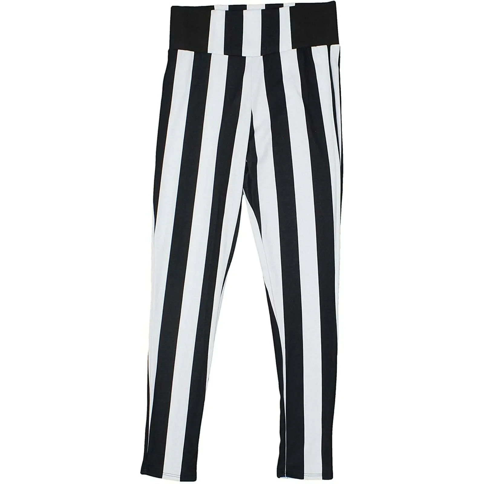 B_Envied Women's Medium Weight High Waisted Striped Pants