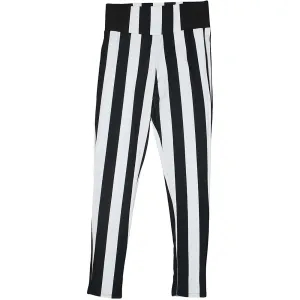 B_Envied Women's Medium Weight High Waisted Striped Pants