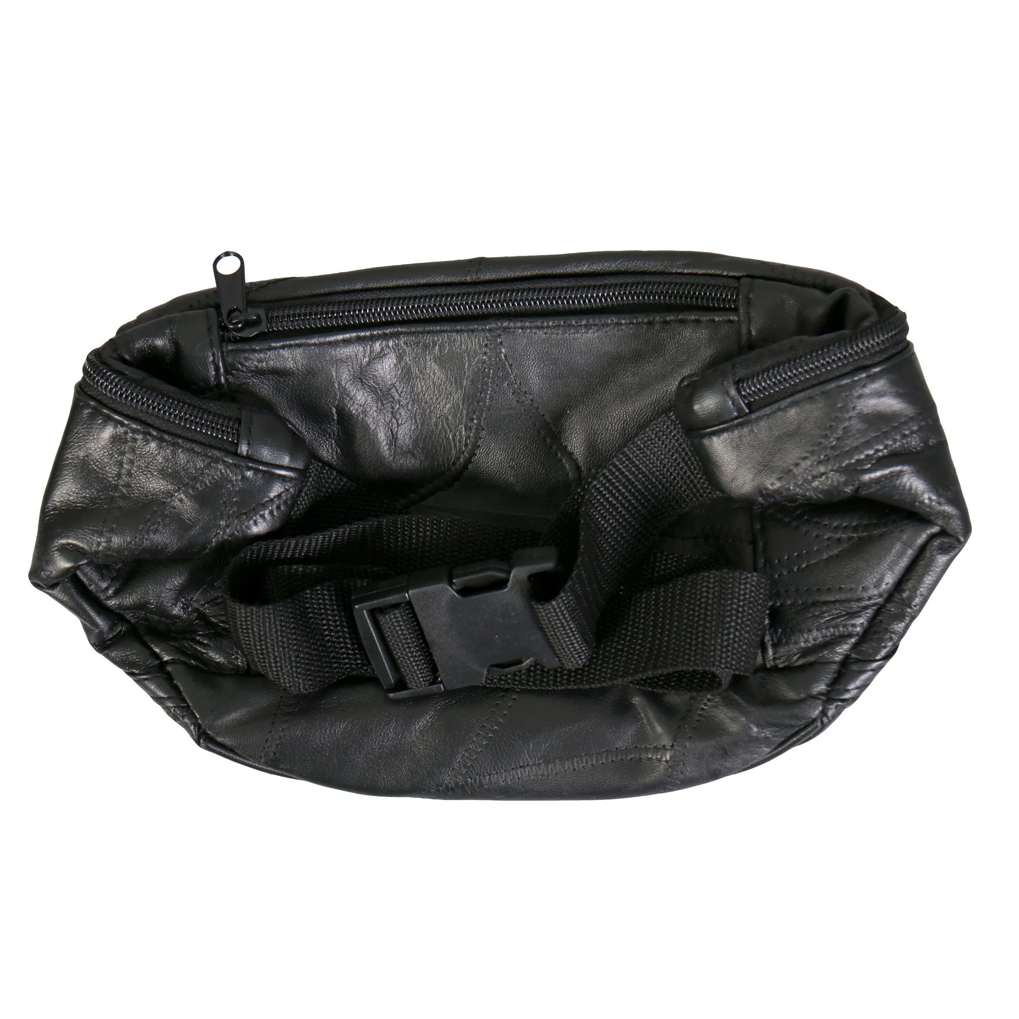 BGA1008 Patchwork Leather Belly Bag
