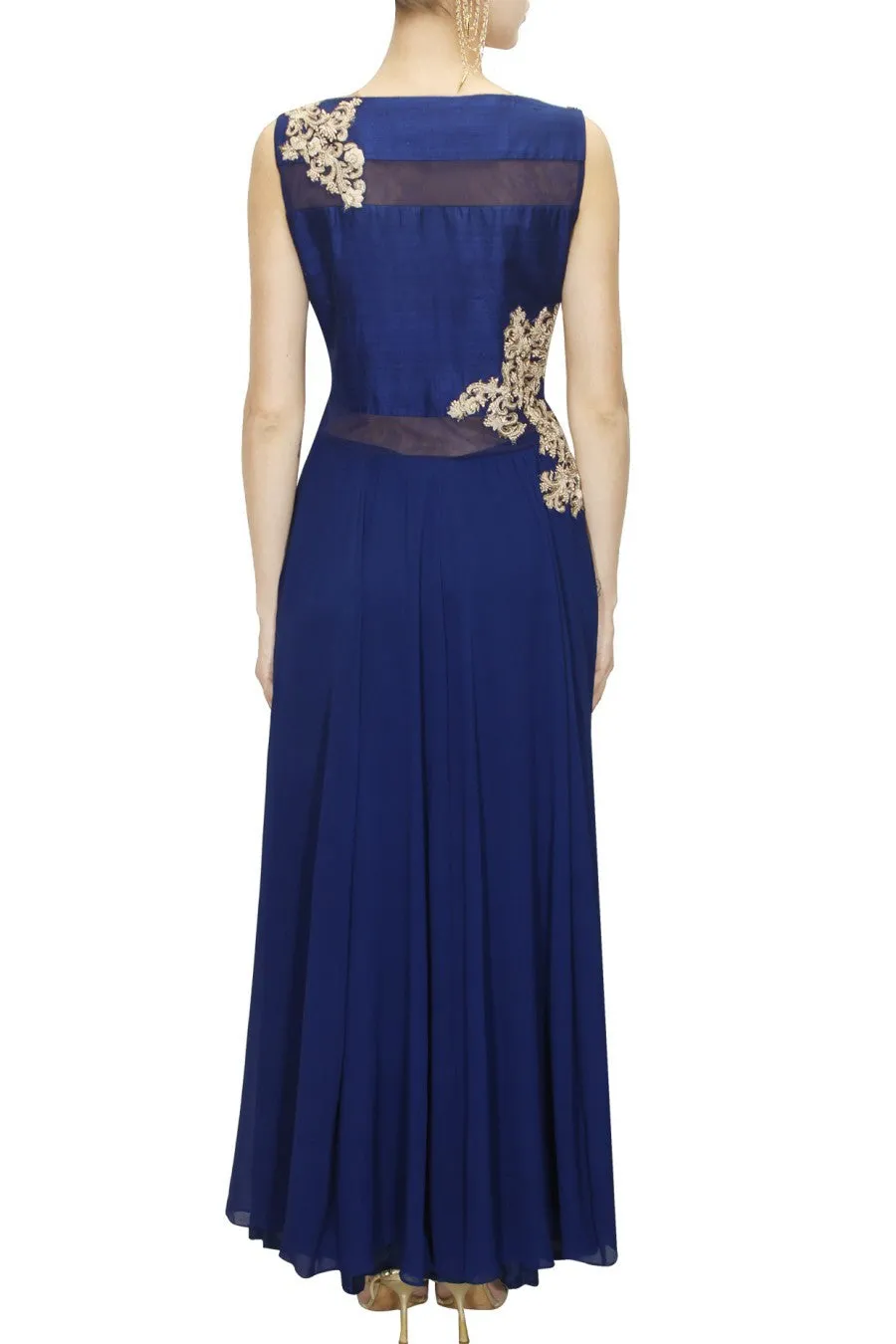 Blue Color Indo Western Dress