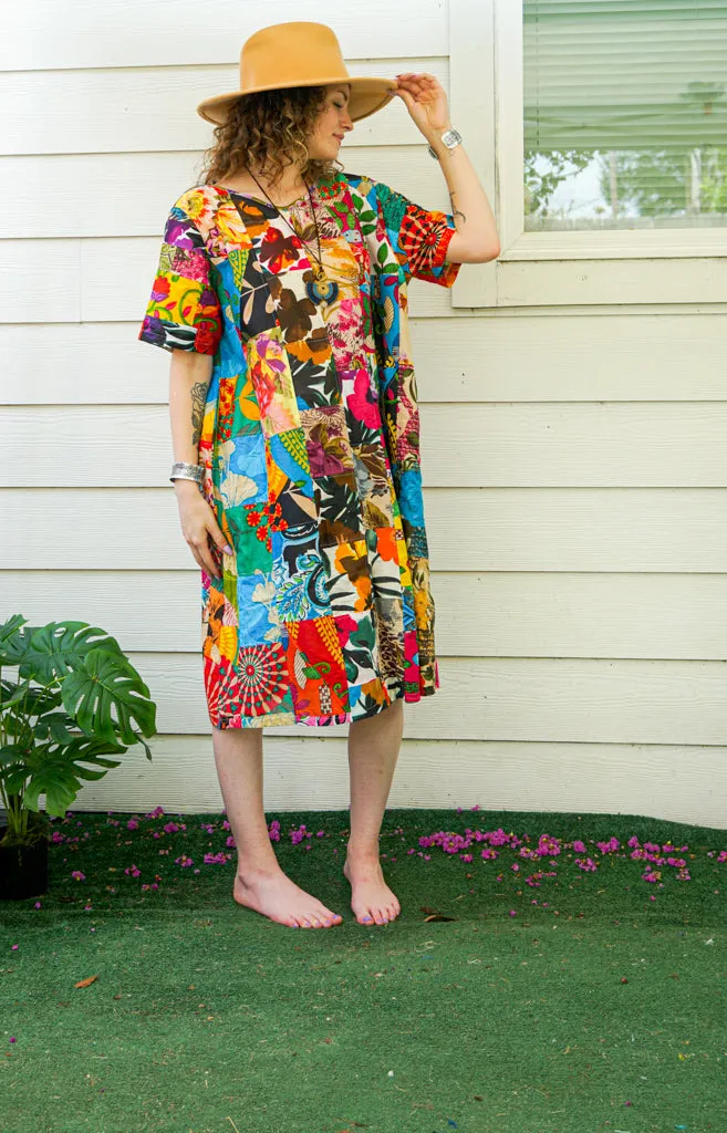Bohemian Rhapsody Patchwork Quilt Bohemian Dress