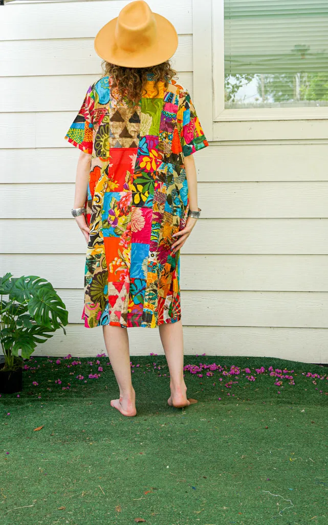 Bohemian Rhapsody Patchwork Quilt Bohemian Dress