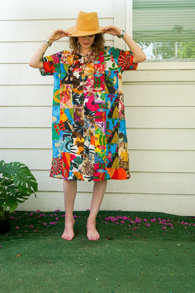 Bohemian Rhapsody Patchwork Quilt Bohemian Dress