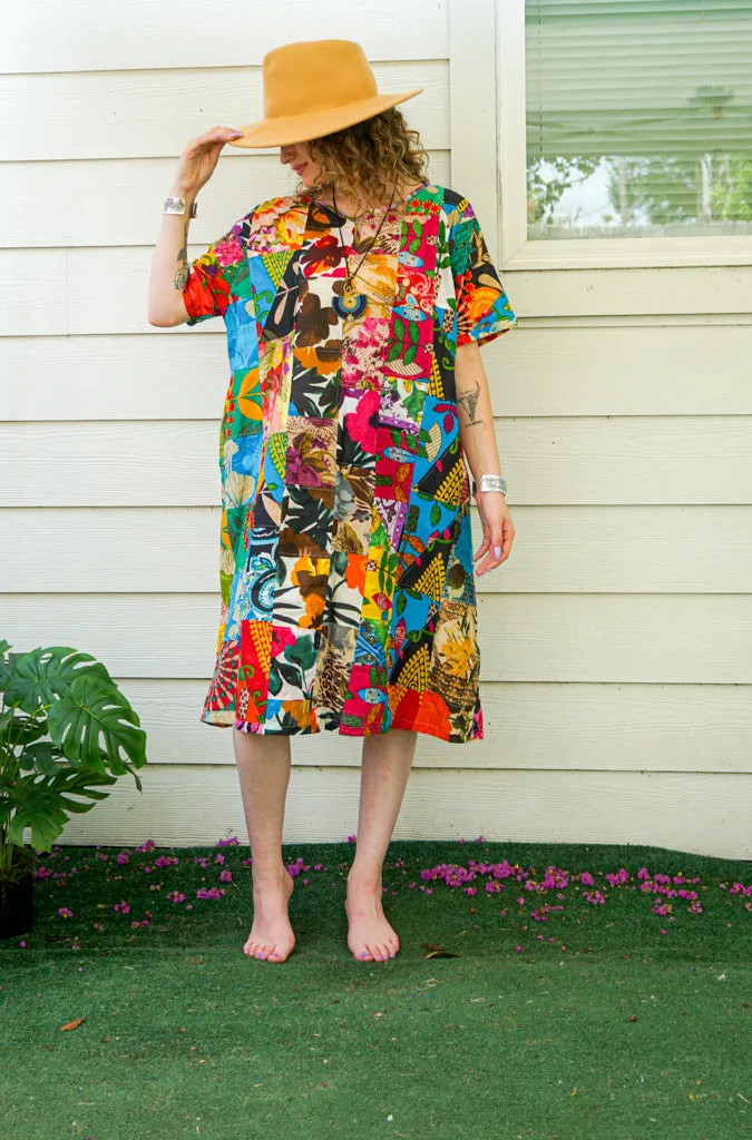Bohemian Rhapsody Patchwork Quilt Bohemian Dress