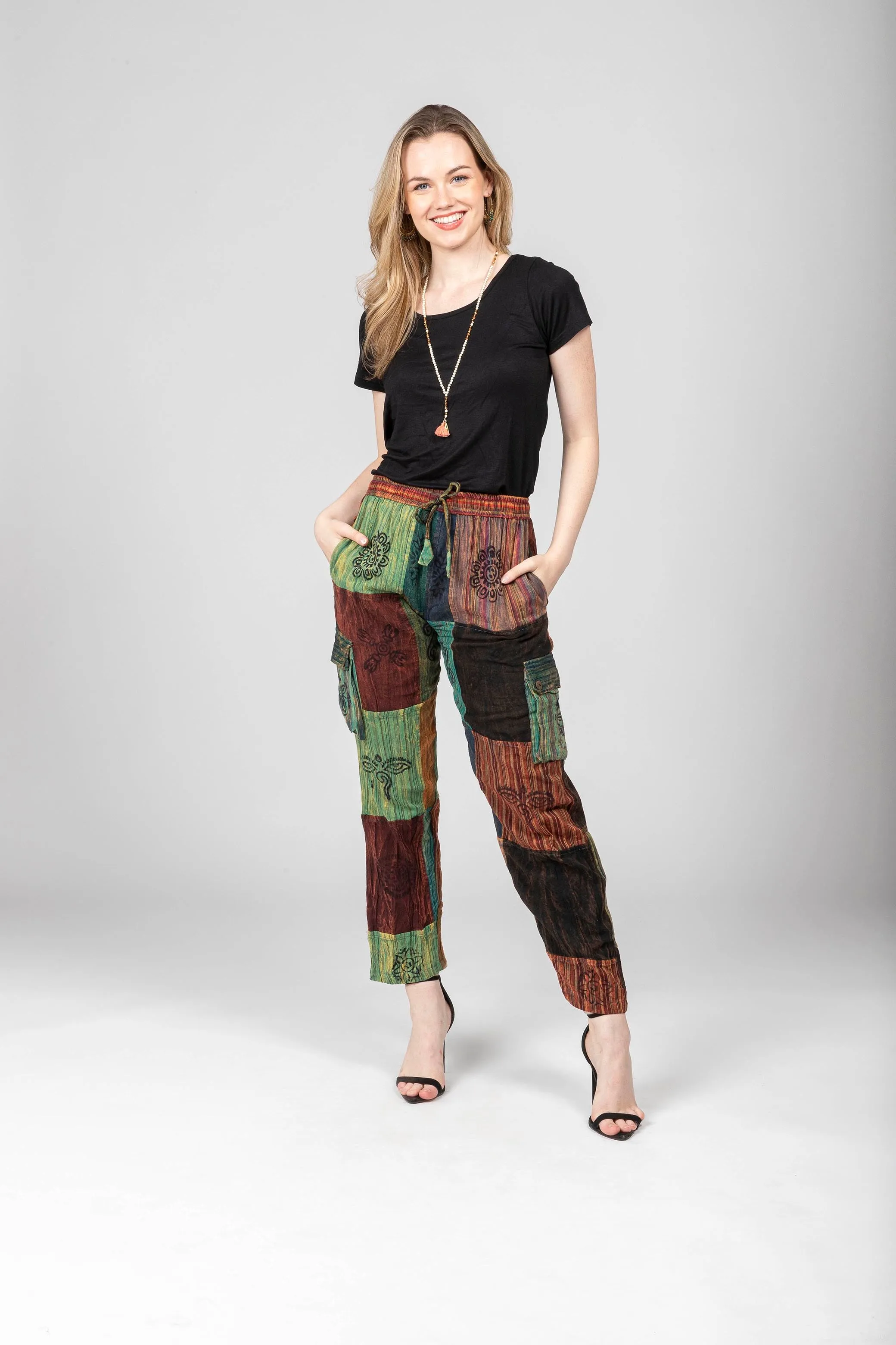 Boho Patchwork Pant.