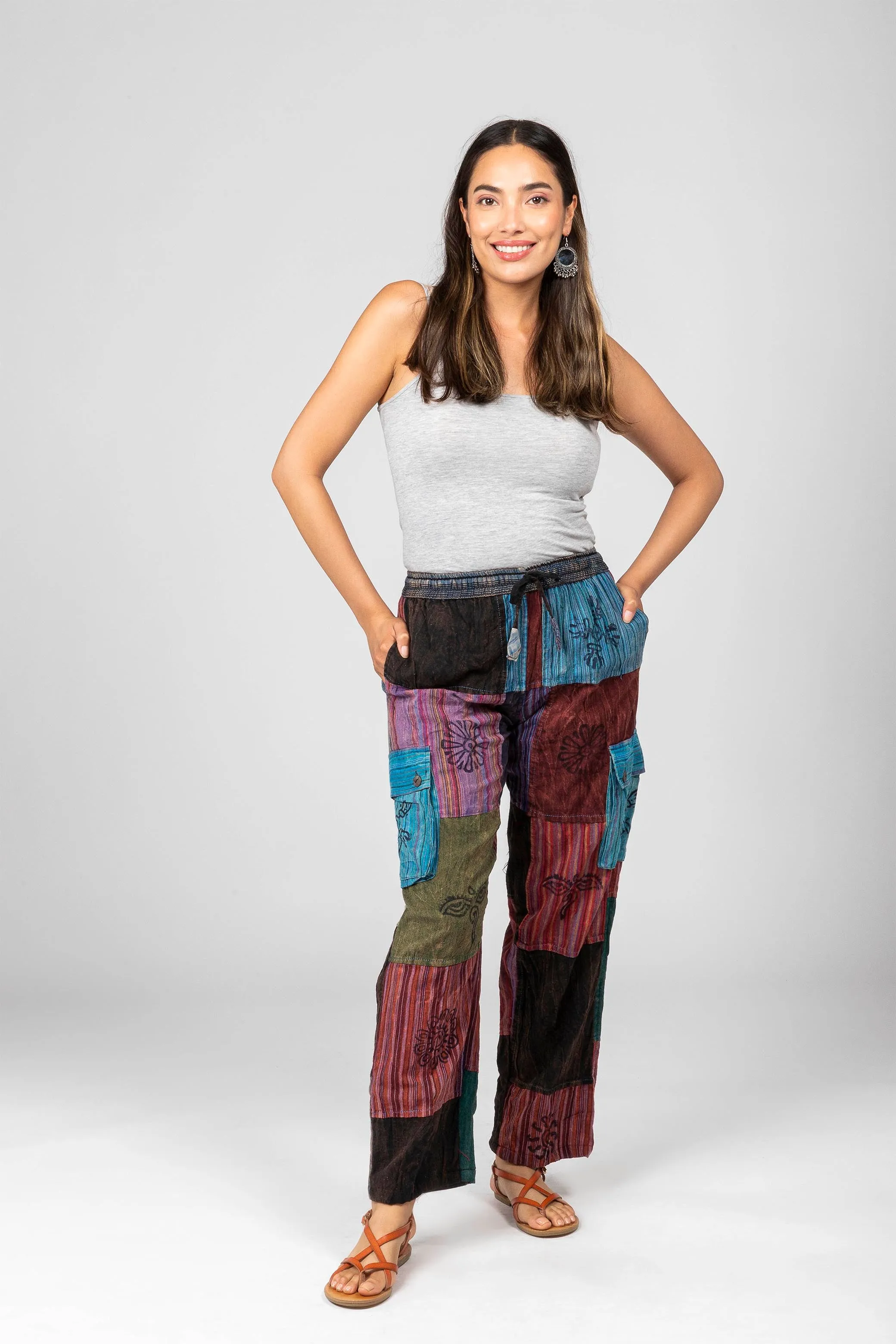 Boho Patchwork Pant.