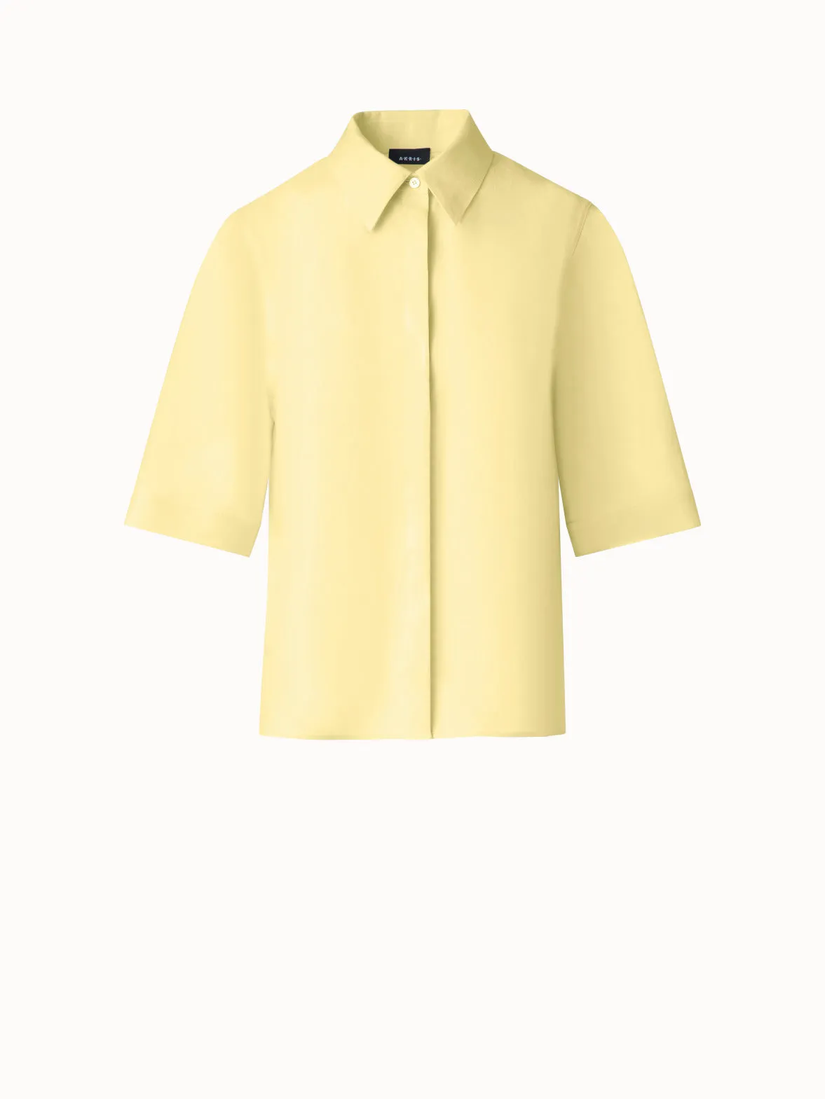 Boxy Shirt Blouse in Linen