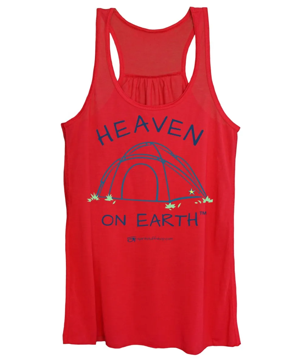 Camping/tent Heaven On Earth - Women's Tank Top