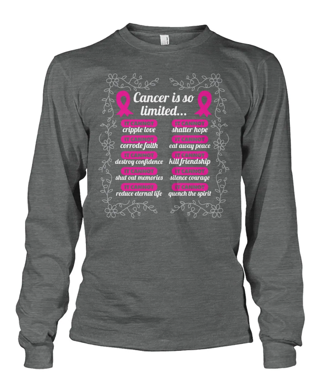 Cancer is so Limited Shirts and Long Sleeves