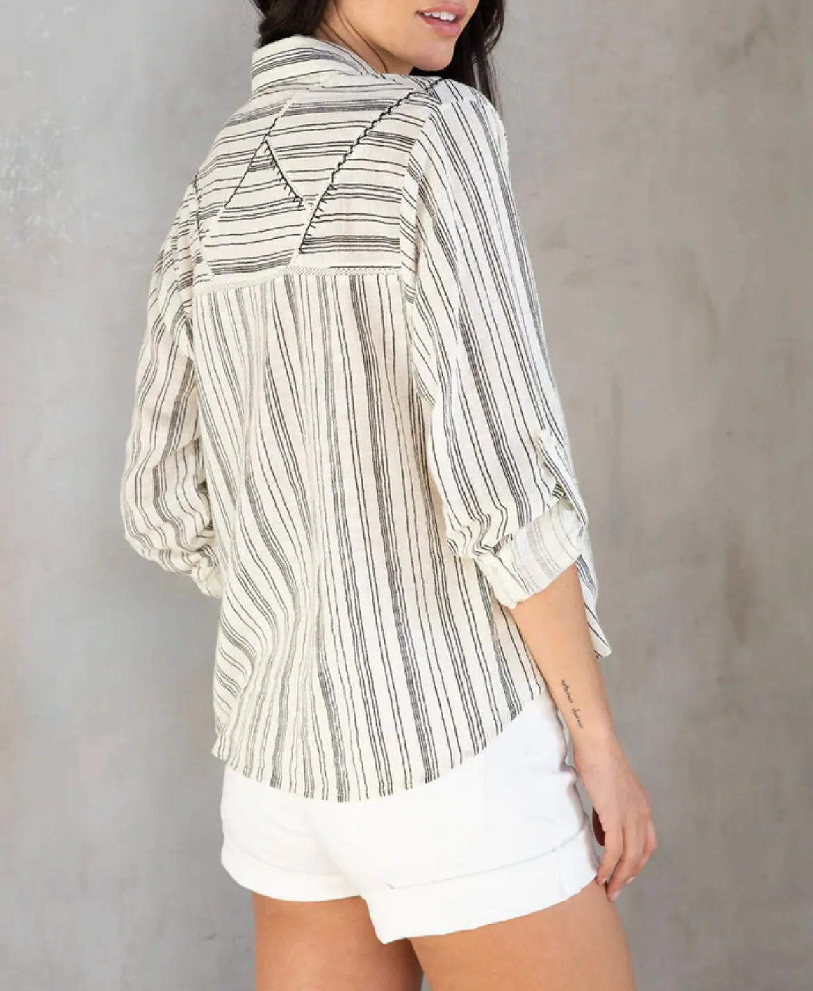 Claude Tie Front Shirt