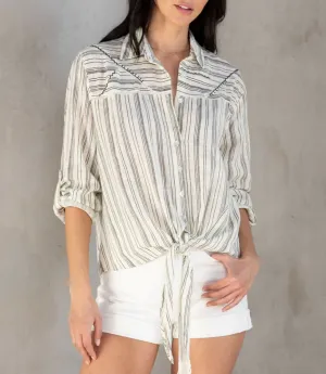 Claude Tie Front Shirt
