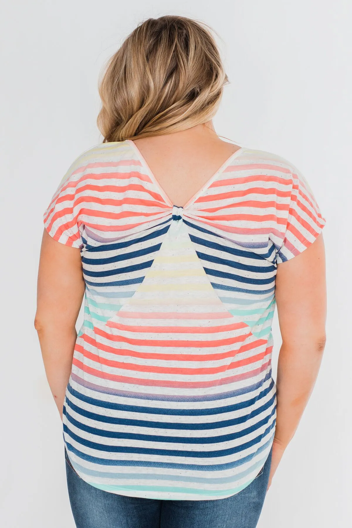 Colorful Cutie Striped Top- Multi