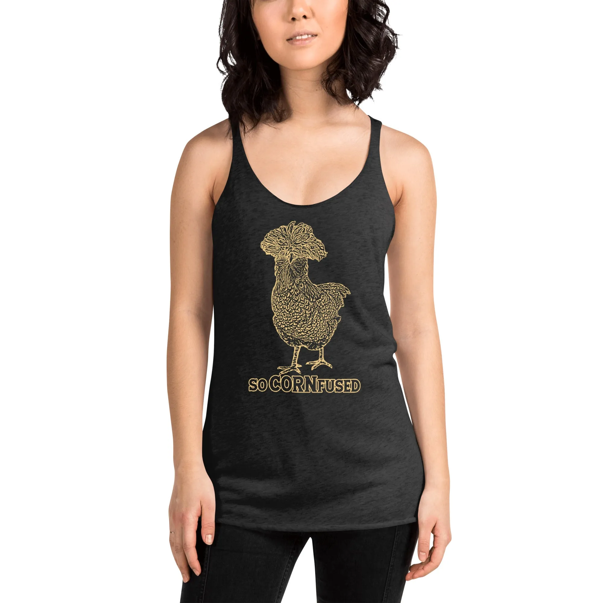 CORNfused Women's Racerback Tank