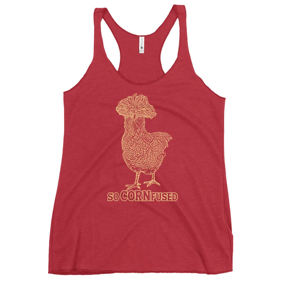 CORNfused Women's Racerback Tank