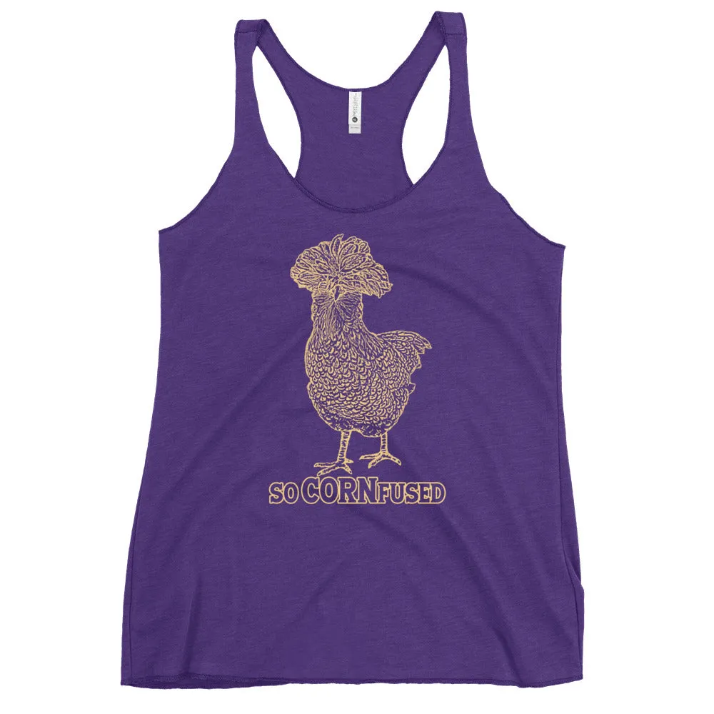 CORNfused Women's Racerback Tank