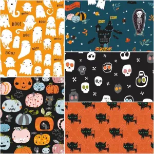 Dashwood Studio - Trick or Treat - Fat Quarter Pack (5)