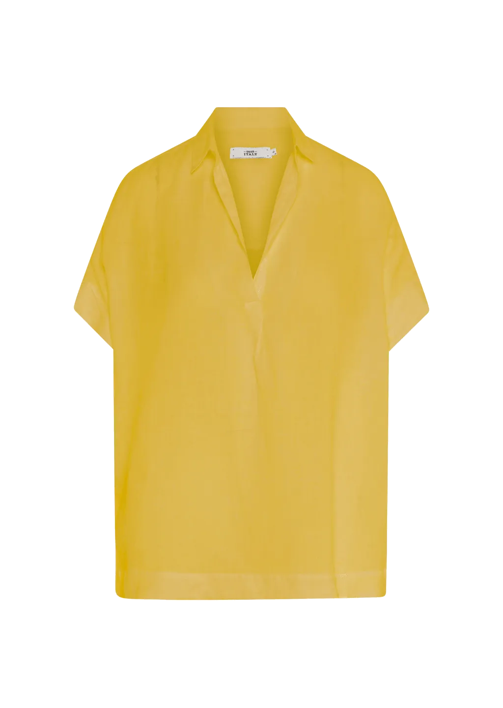 DERRY NEW FREESIA YELLOW LINEN BLOUSE