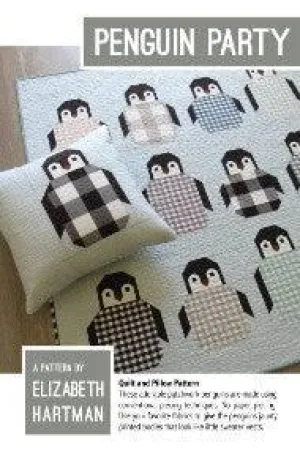Elizabeth Hartman - Penguin Party - Quilt & Pillow Pattern