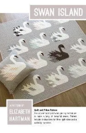 Elizabeth Hartman - Swan Island - Quilt & Pillow Pattern