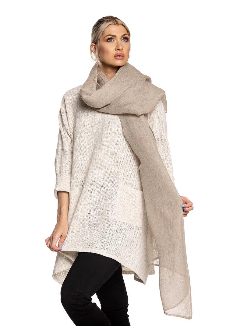 Eloisa Scarf in Latte