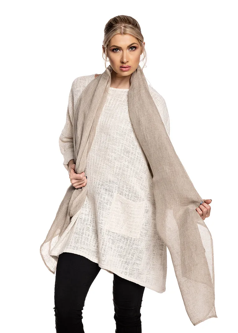 Eloisa Scarf in Latte