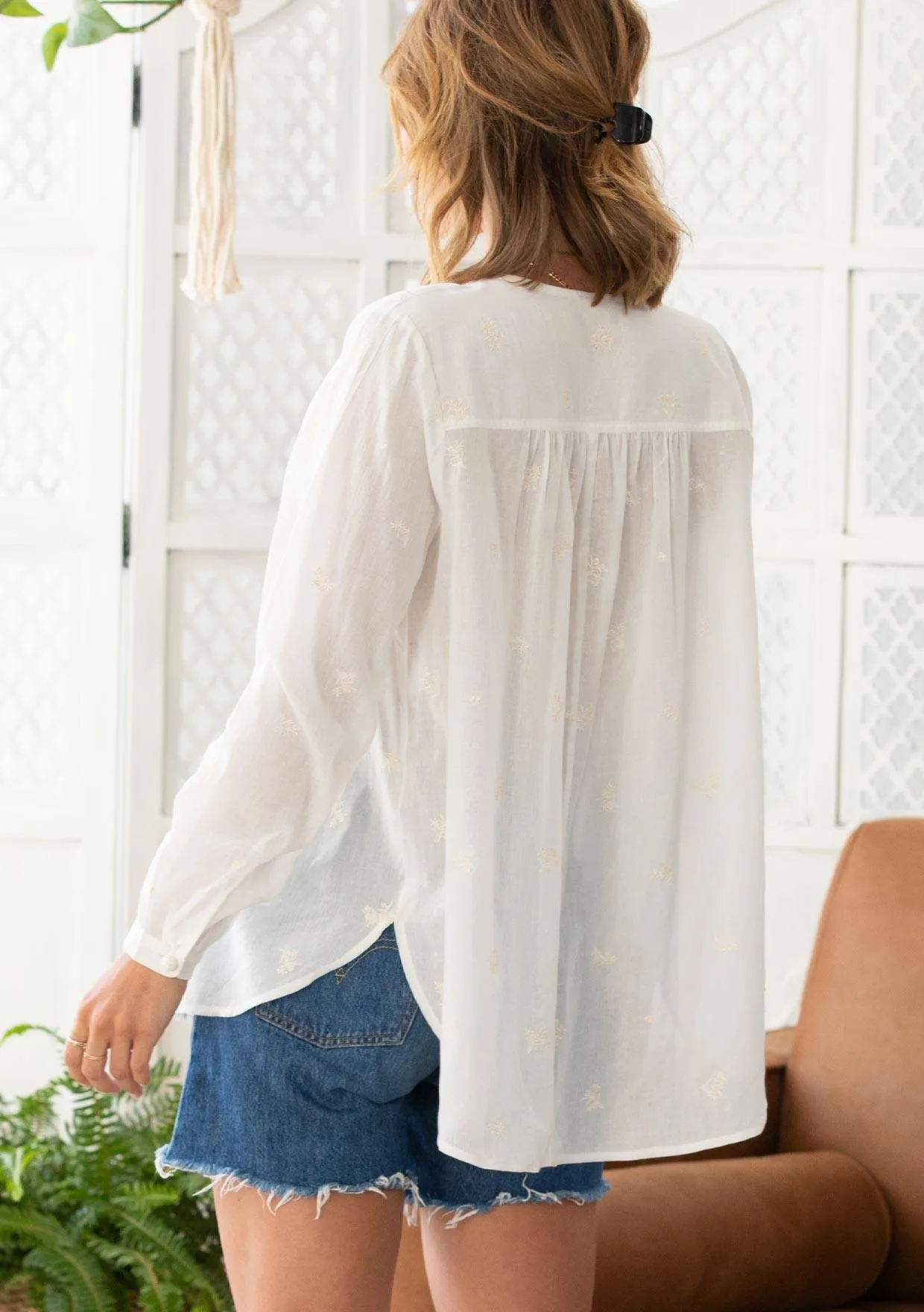Ethereal Button Front Top