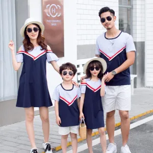 Family Matching Patchwork Outfit