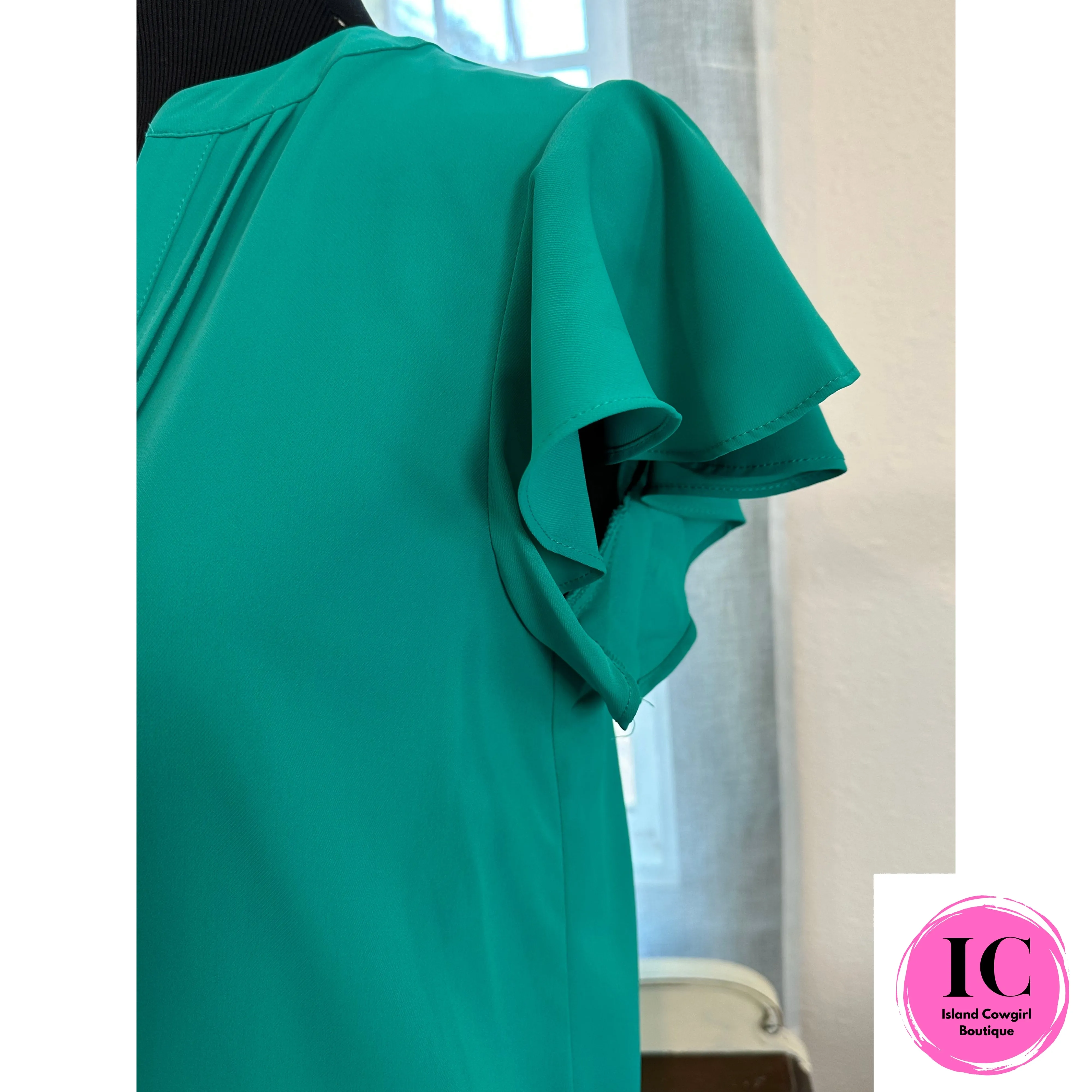 Find Your Way Emerald Green  Blouses