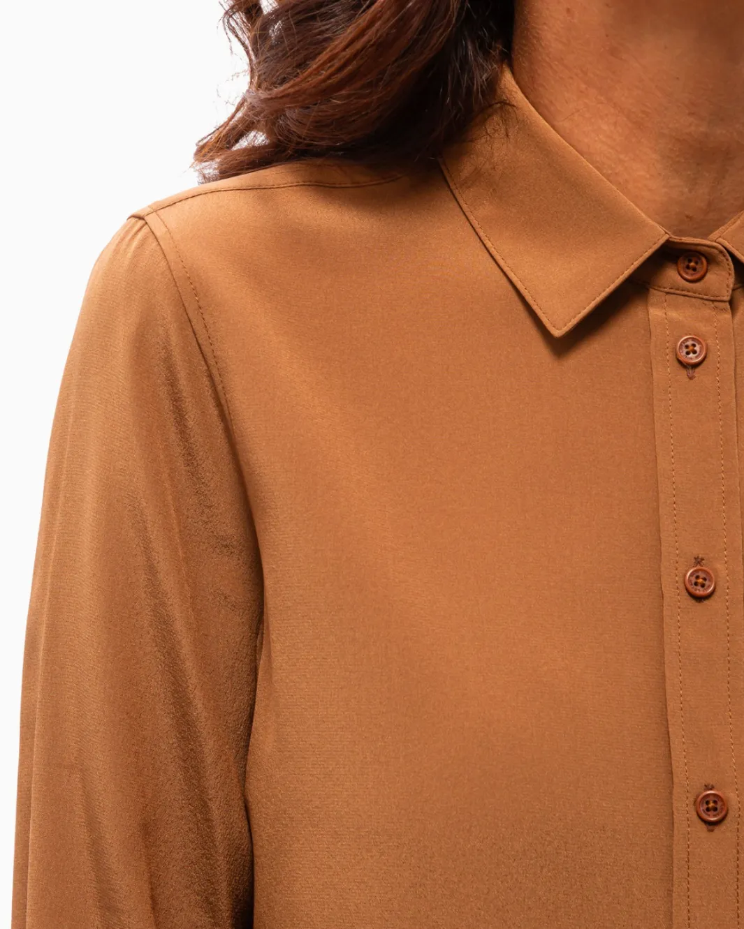 GAIA SLIM SHIRT IN COPPER