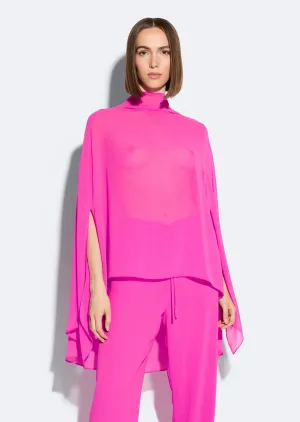 Georgette Oversized Cape Tee