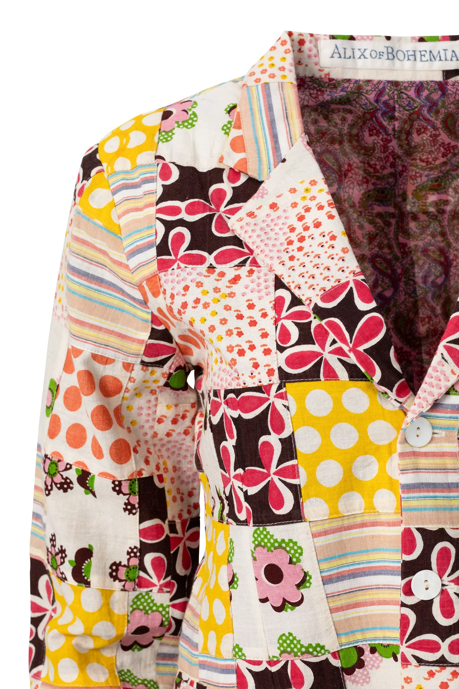 Georgette Preppy Patch Blazer