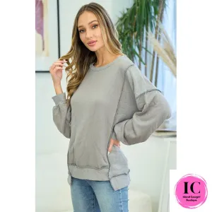 Give You Joy Ash Grey Sweatshirt