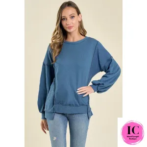Give You Joy Teal Sweatshirt