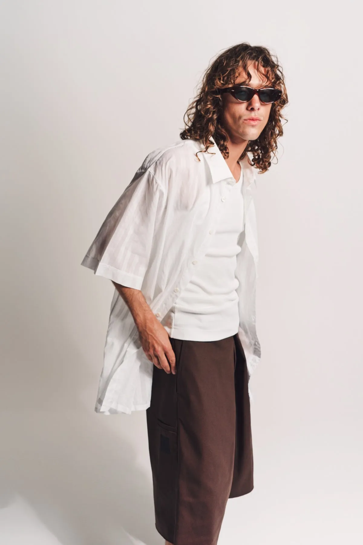 GIVENCHY | STRIPED VOILE POCKET SHIRT