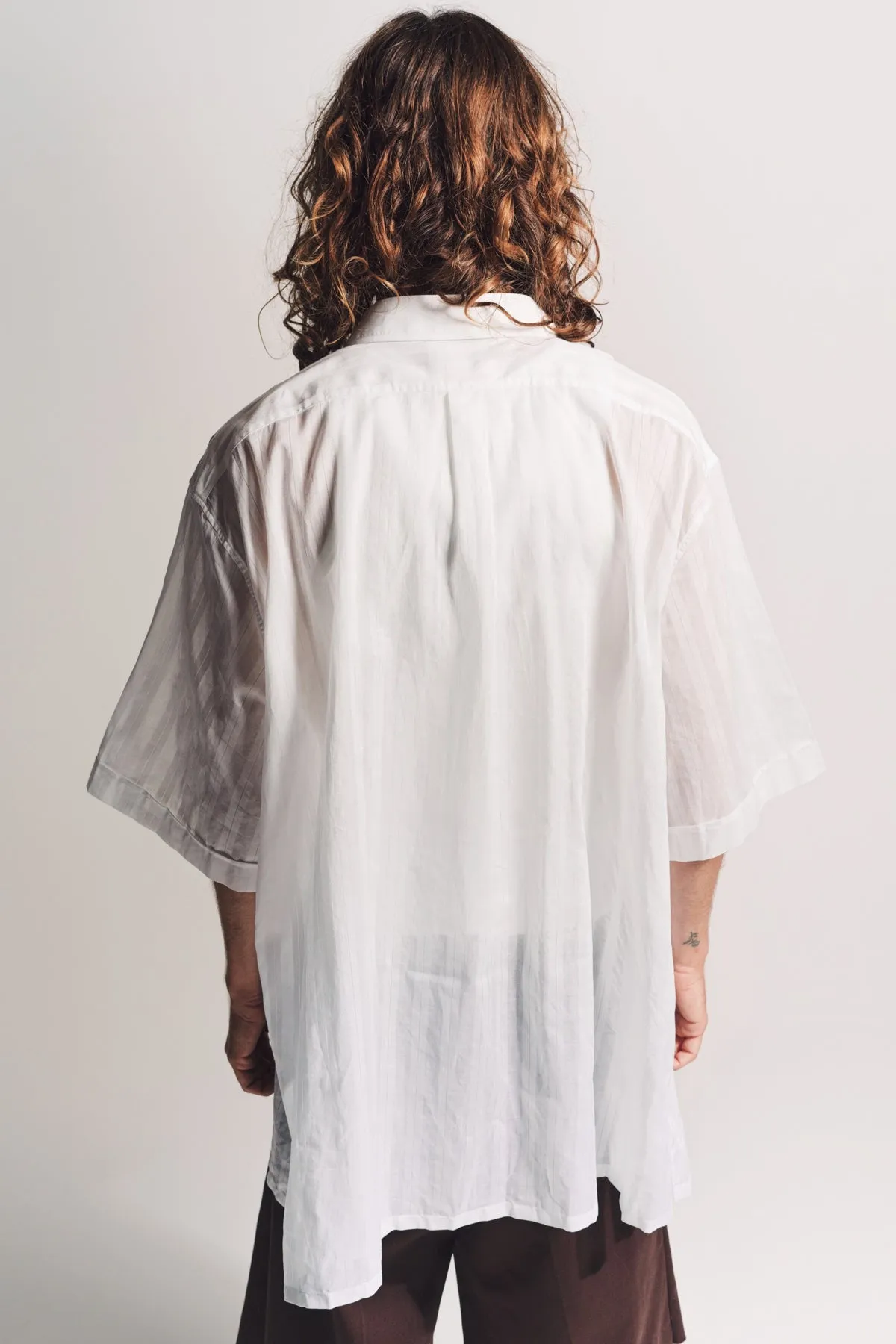 GIVENCHY | STRIPED VOILE POCKET SHIRT
