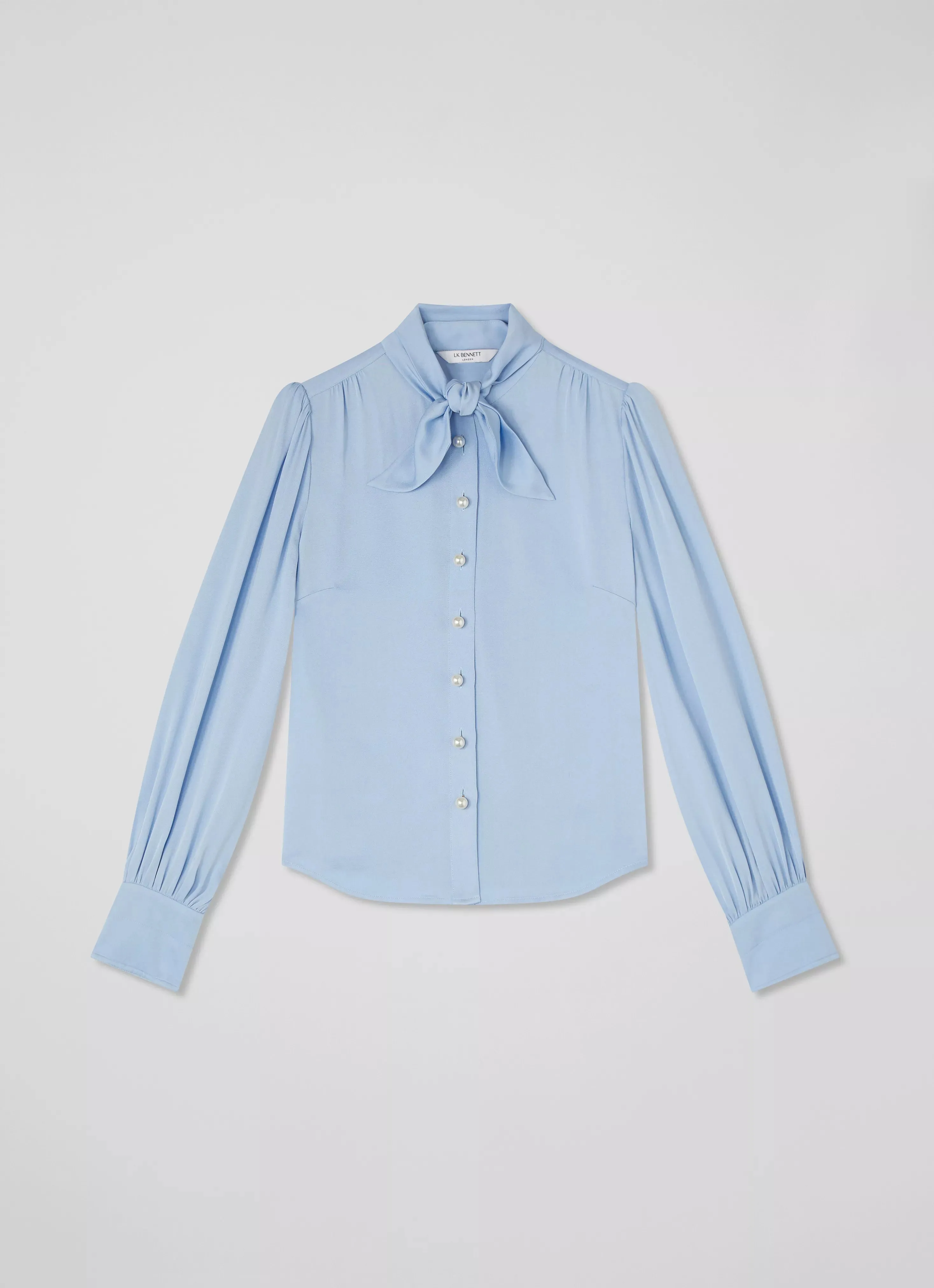 HALL TIE NECK BLOUSE