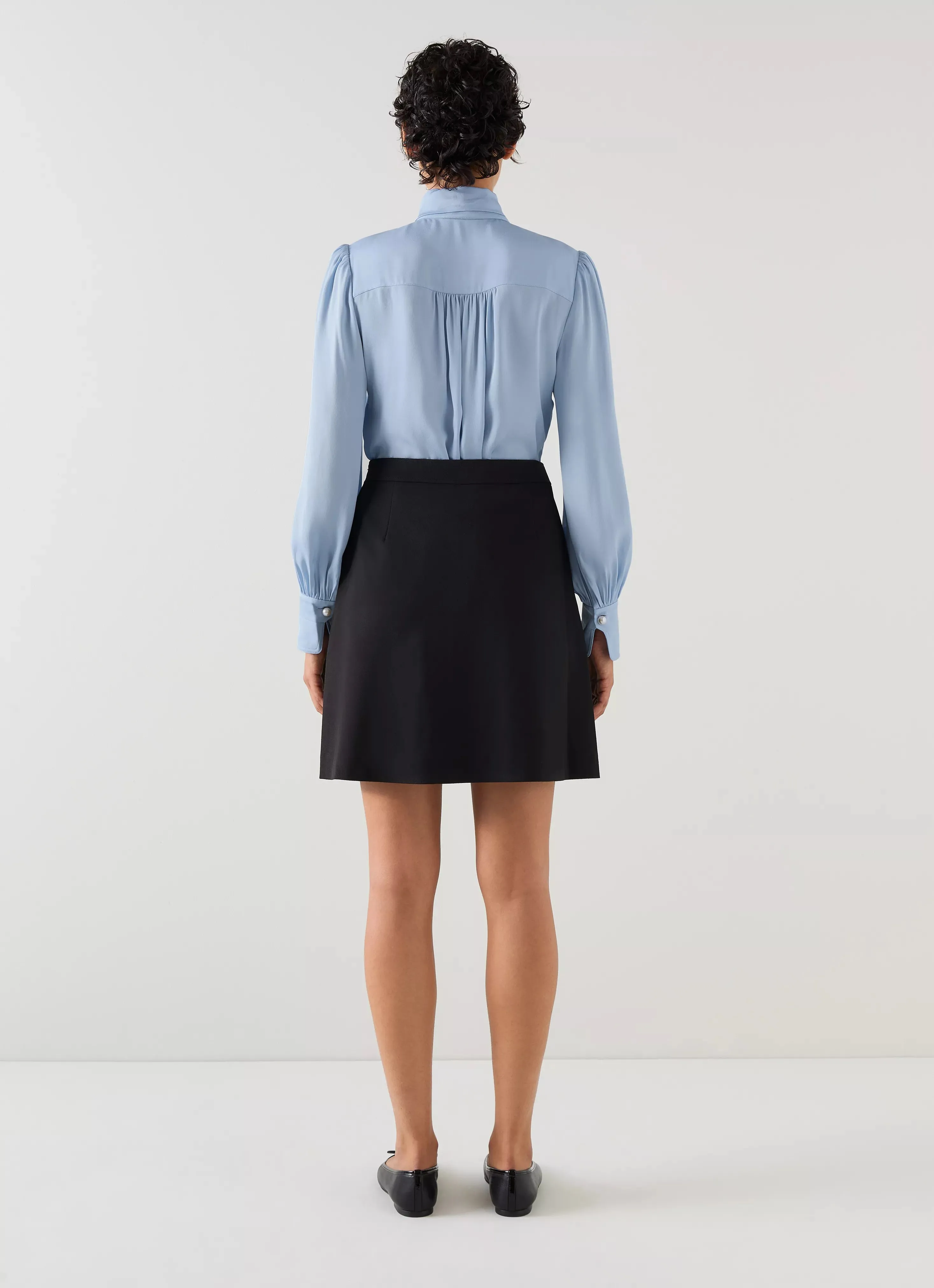 HALL TIE NECK BLOUSE