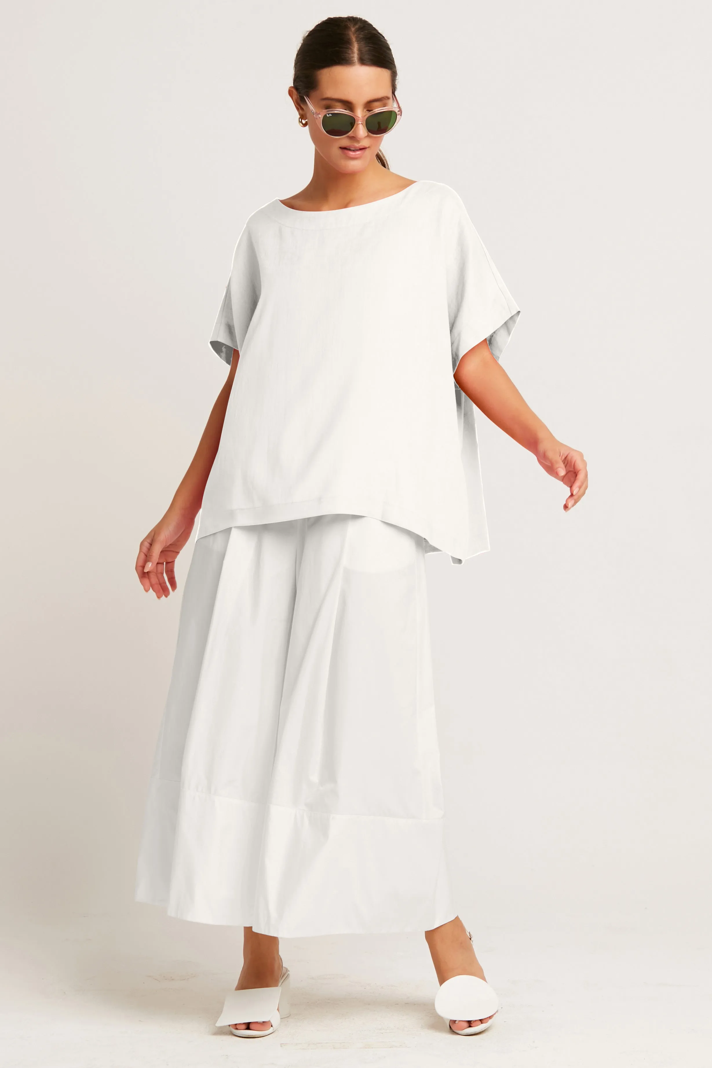 Handkerchief Linen Butterfly Tee