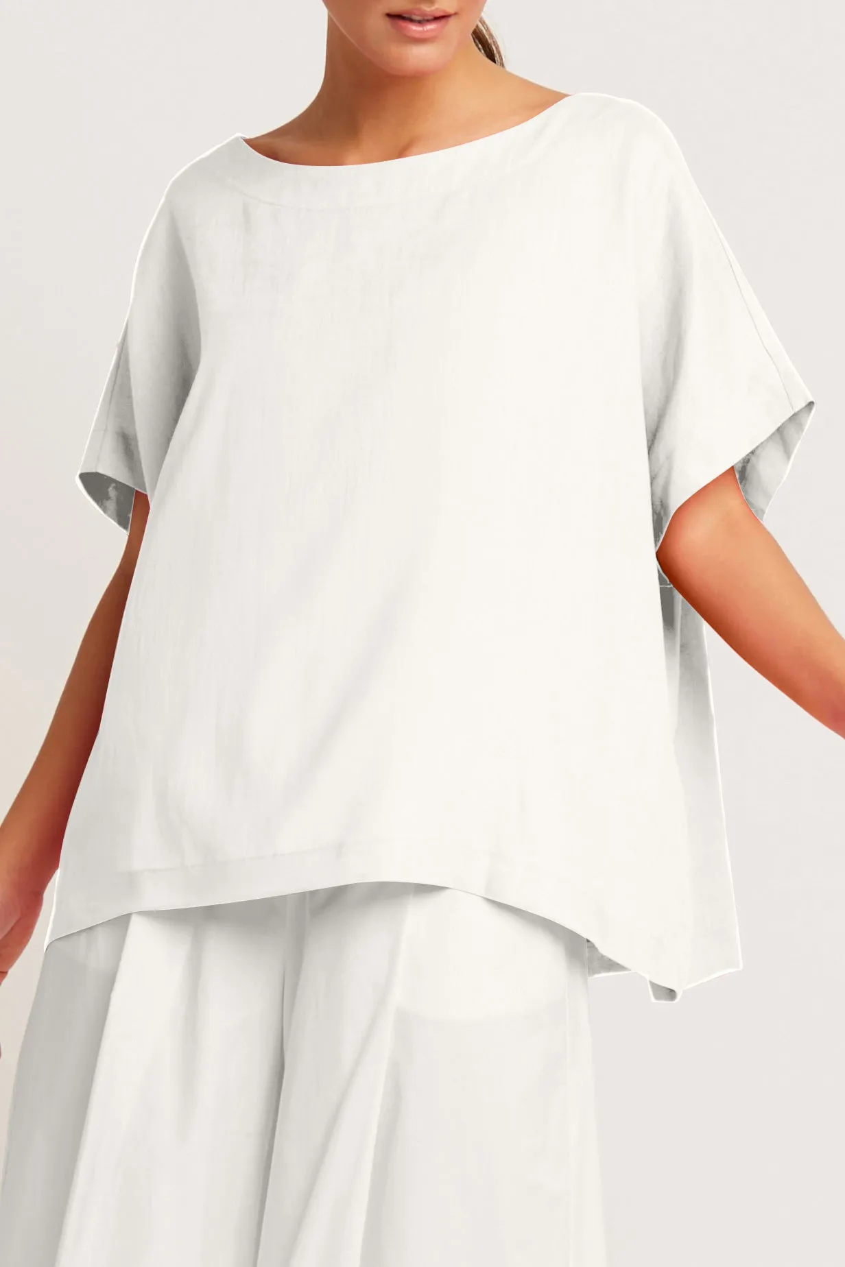 Handkerchief Linen Butterfly Tee